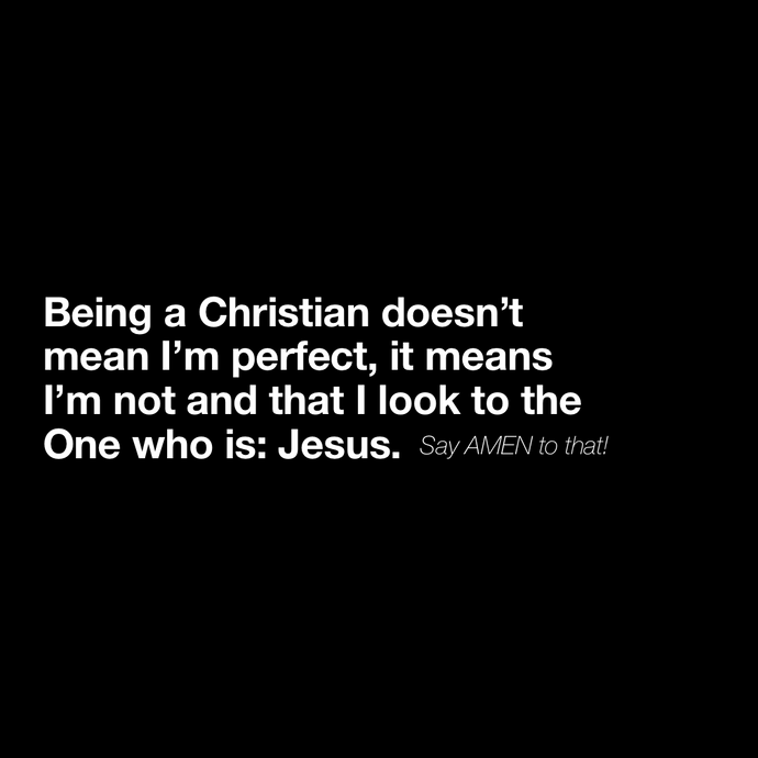 I’m not perfect 🤗