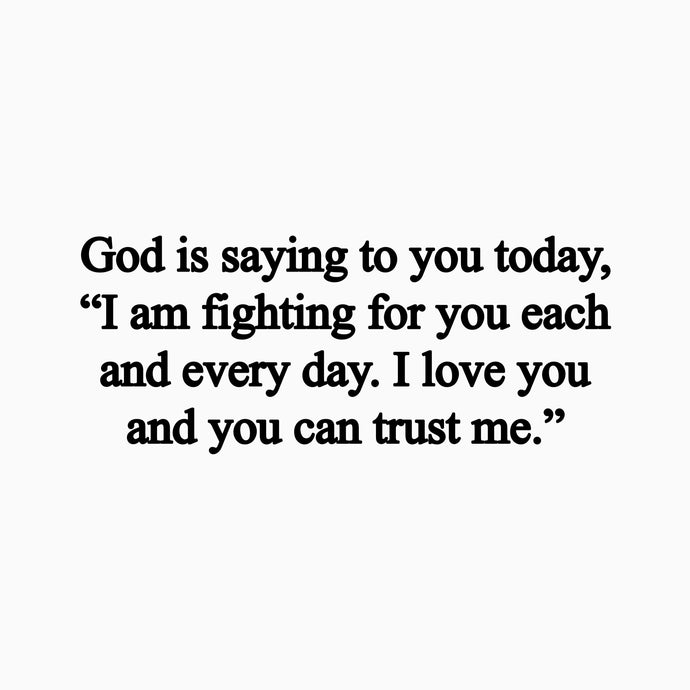 I am fighting 💪