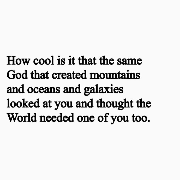 How cool 😎