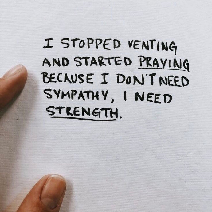I stopped venting 🗣