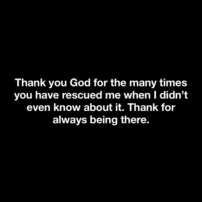 He rescued me 🙏