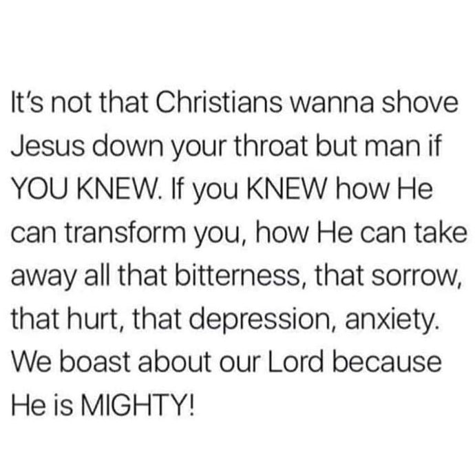 He is mighty 💪