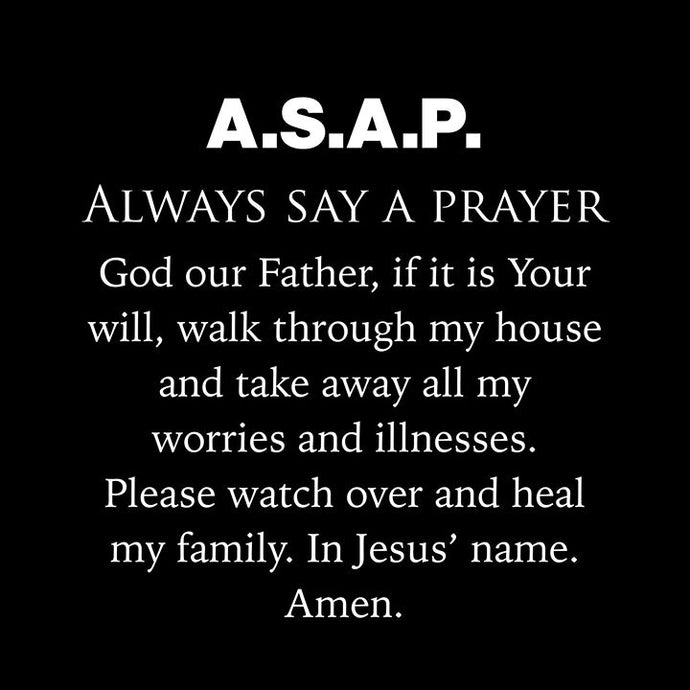Always Pray 🙏