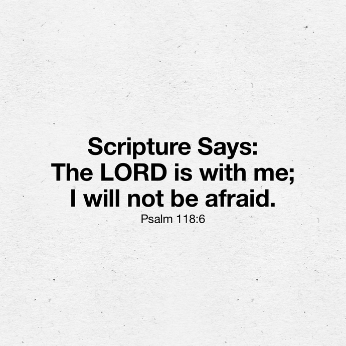Not be afraid 🌹