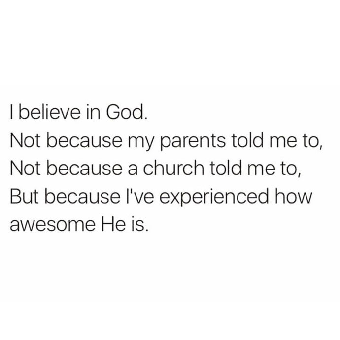 I believe 💙