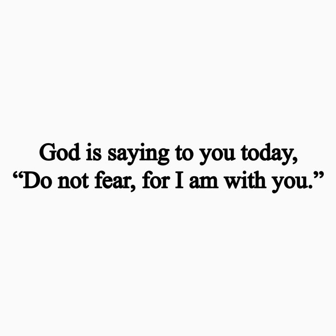 I am with you 💜