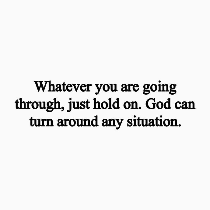 Just hold on ♥️