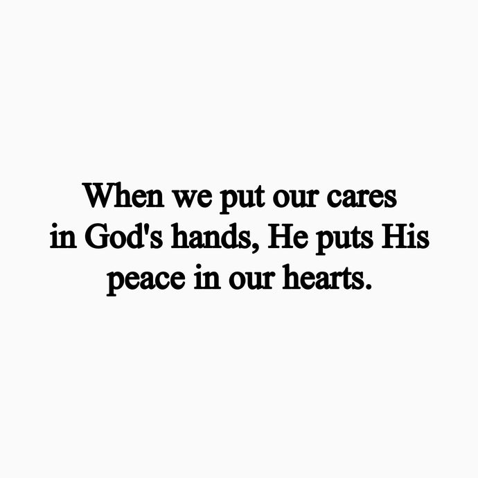 Peace in our hearts 💚
