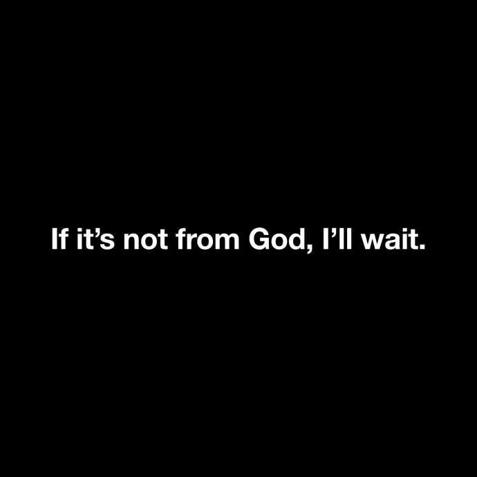 I’ll wait 💕