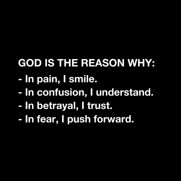 He is the reason 🙏
