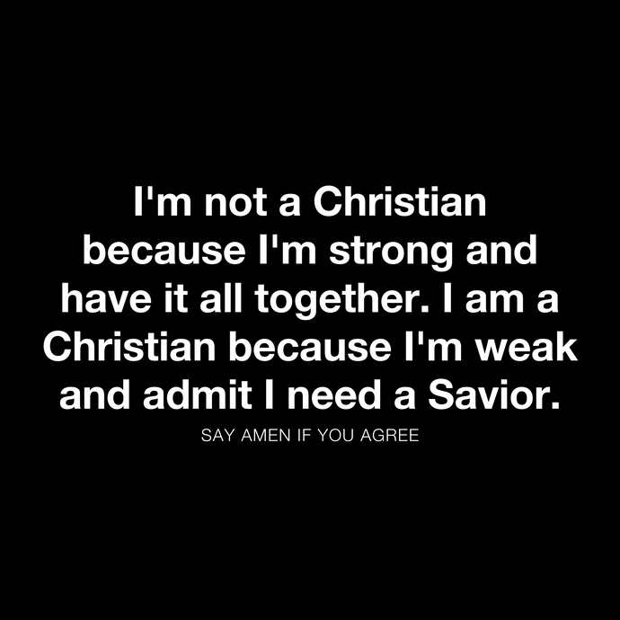 Need a Savior 💚